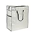 Household Essentials Medium Storage Bag, Clear Polyethylene with Black Trim primary