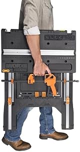 WORX Pegasus WX051 Versatile Folding Work Table Sawhorse with Clamps view 4