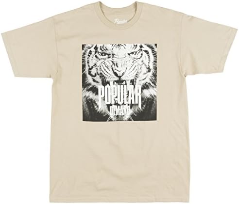 Popular Demand Tiger Mens T-Shirt In Beige