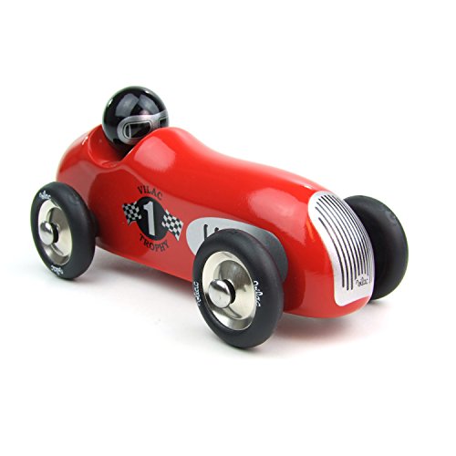 Vilac Old Sport Car, Trophy Red - Thumbnail 2
