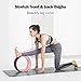Gonex Yoga Wheel, 13 Inch for Back Pain Stretching with 10mm Thicken External Pad, Sturdy Back Roller Stretcher for Yoga, Backbend with Workout Guidebook, Purple Pinkthumb 3