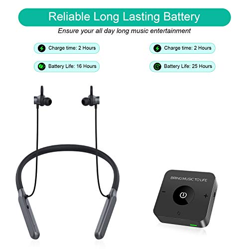 Giveet Wireless Headphones Earbuds for TV Watching, Rechargeable