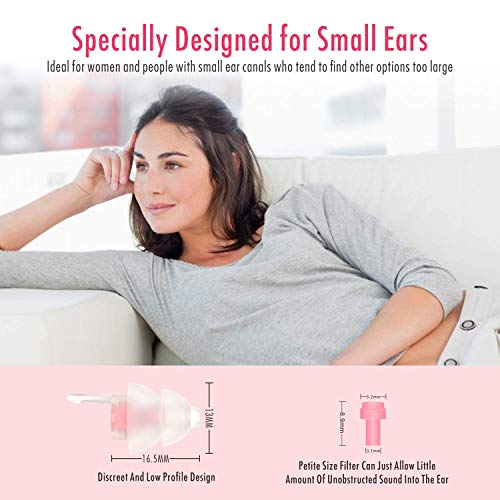 Sleeping Ear Plugs, Hearprotek 2 Pairs Ear Plugs (32db & 30db) Ultra