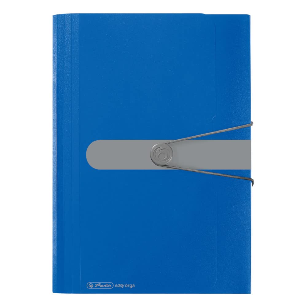 Herlitz Easy Orga To Go 12 Parts PP Expanding File - Blue