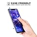 MoKo Screen Protector for Huawei Mate 20 Lite, [Scratch Terminator] [Case Friendly] HD Clear 9H Hardness Tempered Glass Screen Protector Film Bubbles-Free for Huawei Mate 20 Lite - Black