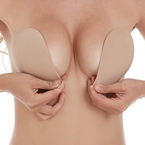 Strapless Backless Bra for Women Push up Invisible Bras Self Adhesive Bra Stick on Bra