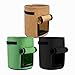 GEMGO 3 Pack Potato Grow Bag, 7 Gallon Aeration Waterproof Fabric Sweet Potato Planter, Velcro Window Vegetable Peanut Growing Box Bucket Pot for Nursery Garden (3 Pack, Black Brown Green)thumb 1