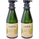 CODi Cucumber Hand & Body Lotion 750ml / 25floz (Pack of 2)