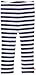 Zutano Baby Girls' Primary Stripe Skinny Legging, Navy, 18 Months