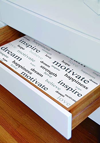 Scentennials Positive Thoughts (12 Sheets) Scented Fragrant Shelf & Drawer Liners 16.5" x 22" - Great for Dresser, Kitchen, Bathroom, Vanity & Linen Closet