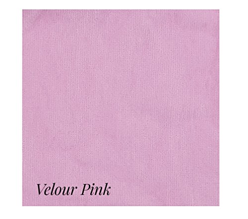 Boca Terry Womens Spa Wrap - 100% Cotton Spa, Shower, Bath and Gym Towel w Snaps - Medium/Large - Pink