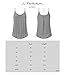 JJ Perfection Women's Pleated Chiffon Layered Cami Tank Top FUCHSIA 3XL