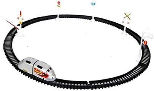 Nikyanka High Speed Metro with Round Track Battery Operated Train (Silver, Black)