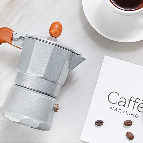 DYB Espressokocher Kleiner Moka-Topf-Induktion-Kaffee-Kaffee-Kaffeemaschinen Home Coffee Pot Office Make Coffee… – Bild 7