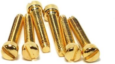 bangdan Humbucker P90 Fillister Pole Screws, 6 pcs Gold plated (ship from usa)