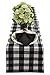 Yourtablecloth Checkered Table Runner Great for Farmhouse, Holiday, Home 14 x 72 White and Black