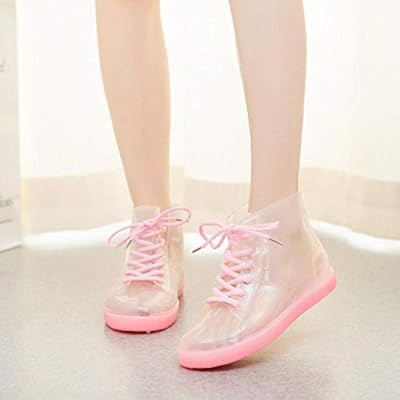 transparent rubber boots
