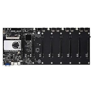 tellaLuna Riserless Mining Motherboard 8 GPU Bitcoin Crypto Etherum Mining Support 1066/1333/1600MHz