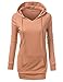 J.TOMSON Women's Pullover Hoodie CORAL XXL