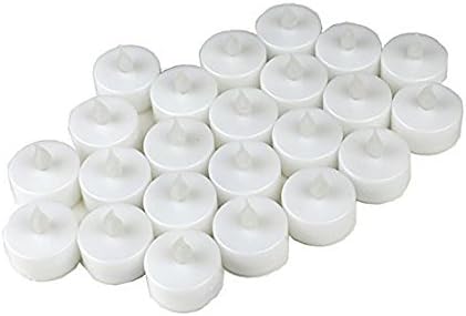 Yunchenghe Lameless LED Candle Flickering Tea Light Battery Birthday Christmas Home Party Light,Flameless LED Tea Lights, Amber Yellow Light Bulb,Realistic and Bright effect for Party, Wedding Ligh