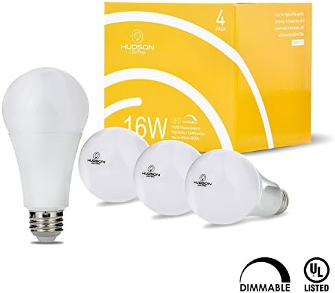 LEDesign HA21, Smart Wi-Fi LED Bulb Glass Vintage Edison Light, A19, Dimmable, Soft White 2700K, No Hub Required, Compatible with Alexa and Google Assistant, 2 Pack
