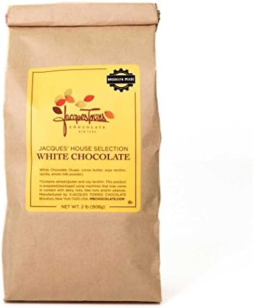 Jacques Torres Chocolate White Chocolate Baking Discs - 2 Pounds