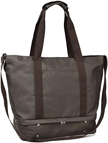 roseta 2Rooms, Gym Tote Bag with Shoe Compartment , Flight , Fitness (Large, Moss Green)