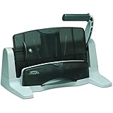 Swingline 3 Hole Punch, LightTouch, 2-7 Holes Heavy Duty Hole Puncher, 40 Sheets Punch Capacity (74357)