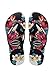 Havaianas Women's Slim Tropical Floral Flip Flop Sandal, Black, 9/10 M US