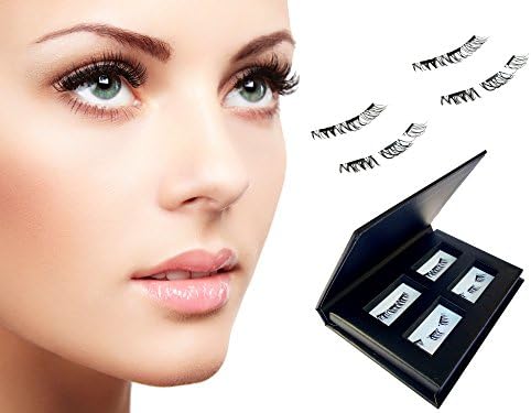 Handcrafted False Magnet Eyelashes, 3 Magnet Full Eyelash With Best 3D Faux Mink Fiber, Thicker and Longer Natural looking False Lashes With Magnets Cruelty Free No Glue, Fake Lash Extension, Prime