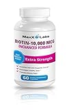 Hair Skin and Nails Vitamins - Biotin 5000 mcg Potent Formula - Best Biotin for Hair Growth - It Works Nourishing Your Skin & Growing Strong Nails & Healthy Sexy Hair - 60 Capsules - Gluten Free