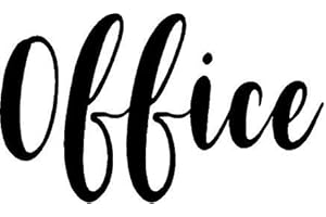 CREATIVE SIGNS N DESIGNS CreativeSignsnDesigns Door Vinyl Decal - Pantry, Restroom, Closet Water, Closet, Laundry, Office, toilettes, Bathroom (Office, Black)