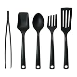 Ikea 001.142.52 Gnarp 5-Piece kitchen Utensil Set, Black