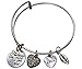 Infinity Collection She Believed She Could So She Did Charm Bracelet - Inspirational Expandable Charm Bracelet, for Her