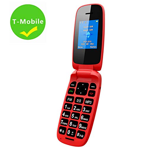 Ushining Flip Phone Unlocked GSM 2G Dual SIM Card T Mobile Flip Phone