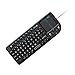 Rii Mini Bluetooth Keyboard with Touchpad,Built in Laser Pointer,Backlit Remote Control Portable Wireless Keyboard Mini for Smartphone/PC/Laptop/Tablets/Windows/Mac/Android/TV/Xbox/PS3. X1-BT