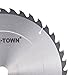 TWIN-TOWN 12-Inch 40-Tooth ATB Fine Finish Wood Cutting Circular Saw Blade, 1 Inch Arbor, Compatible with Table and Miter Saws, Premium Quality Woodworking Saw Blade