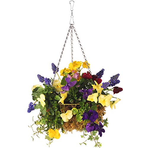 CandyHome Swivel Dual Clips, 10 Pack Spiral Tail Wind Spinner for Hanging Wind Spinner Spiral Tail Windsock Crystal Twister Planters Plants Flower Pots Bird Feeder Solar Lights