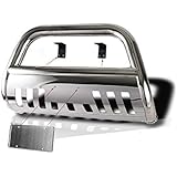 Hunter Premium Truck Accessories Stainless Steel Classic Bull Bar Fits 98-04 Chevy Blazer S-10 / GMC Jimmy/Isuzu Hombre/Olds 