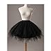 Tree YY Women Black 50s 80s costume Vintage petticoat bubble tulle (XL)