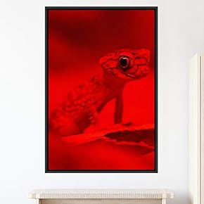 signwin Framed Canvas Wall Art Reptile Contemporary Dramatic...