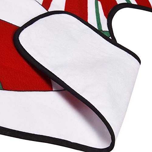 Sunm Boutique 3-Piece Christmas Snowman Toilet Seat Cover Toilet Tank Cover and Rug Snowman Bathroom Sets for Christmas Decorations - Thumbnail 7