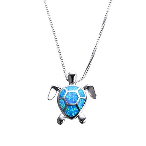 Chic 925 sterling silver blue laboratory scales opal tu…