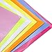 David accessories Rainbow Color Smooth PVC Faux Leather Fabric Sheet Synthetic Leather 10 Pcs 7.7