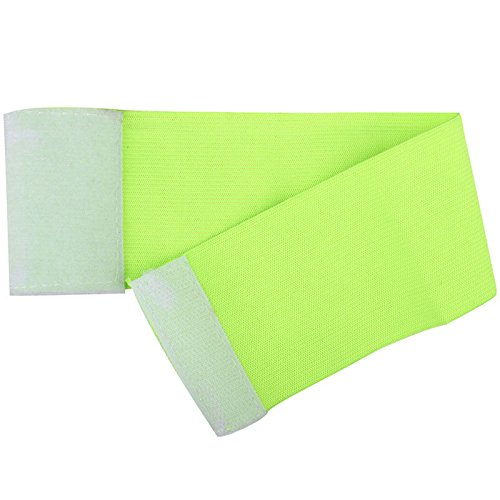 1PCS RUNSTAR Professional Football Soccer Captain Armband Player Arm Band Adjustable Color Green