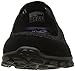 Skechers Sport Women's Sweetpea Slip-On Flat,Black Mesh/Suede/Charcoal Trim,9 M US