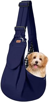 CUBY Puppy Dog Carrier Sling for Small Medium Dogs Shoulder Strap 15in view 9