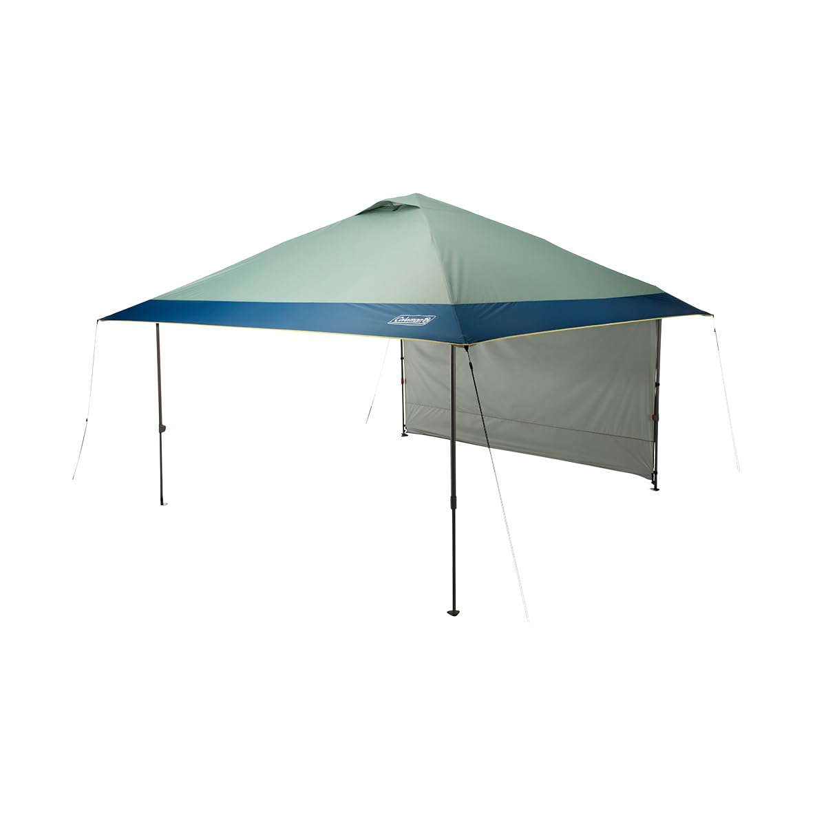 Photo 1 of Coleman Oasis Instant Pop-Up Canopy Tent with Side Wall Attachment, Portable Shelter with Easy Setup & Takedown, Wheeled Carry Bag Included, 10x10/13x13ft Sizes
