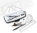 Study Geometry 10 Piece Set, Includes 2 Metal Study Compasses, 2 Triangles, 6