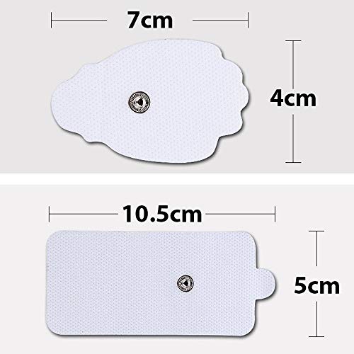 Snap Electrodes Pads, 10 Pcs Self-Adhesive TENS Unit Pads (Snap on - 3.5mm), Reusable Tens Pads Repl - //coolthings.us